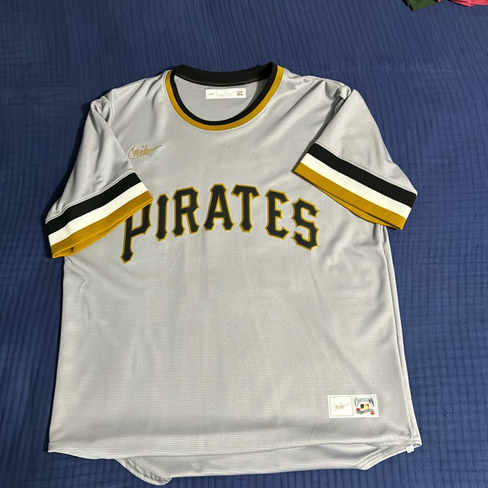 Nike Roberto Clemente Pirates jersey.